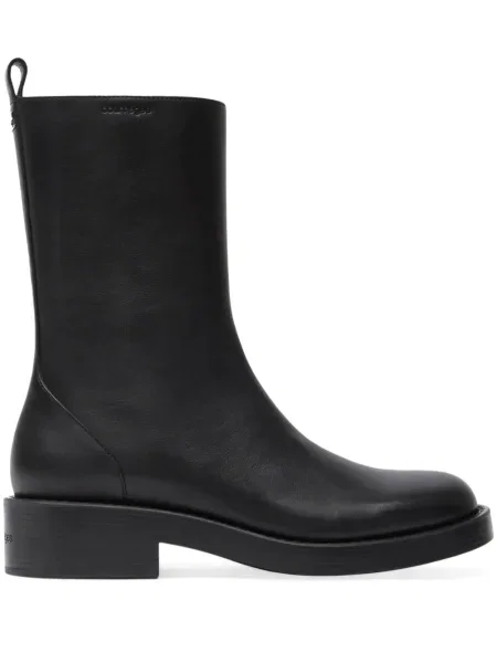 Botine Courreges din piele negru
