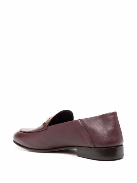Pantofi loafer Ferragamo cu cataramă roșu