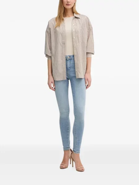 Слаб дънки skinny fit Gaudi синьо