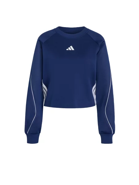 ADIDAS SPORTSWEAR Hanorac sport Stadium albastru închis alb