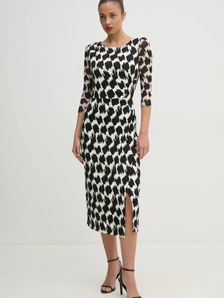 DIANE VON FURSTENBERG rochie midi mulata bej