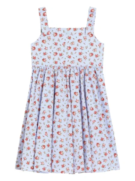 Sukienka dziecięca Dolce And Gabbana niebieska