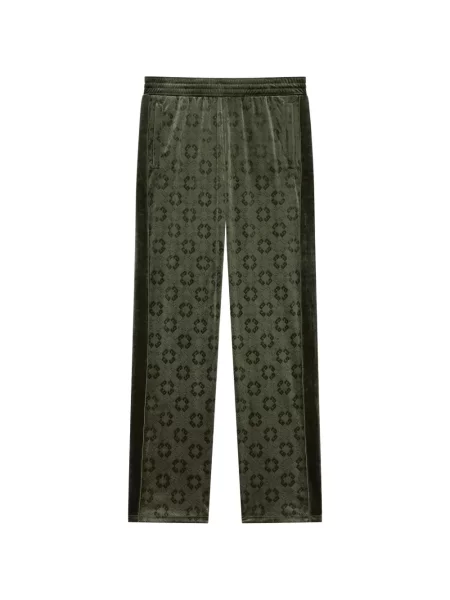 Pantaloni de jogging Givenchy de catifea verde