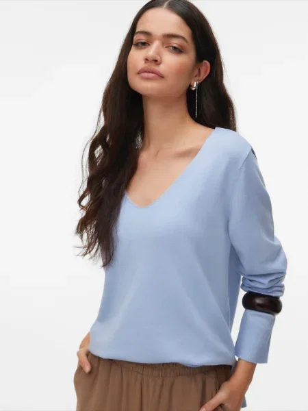 VERO MODA Pulover VMSilje azuriu