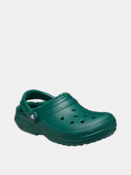 Классические сабо Crocs зеленые