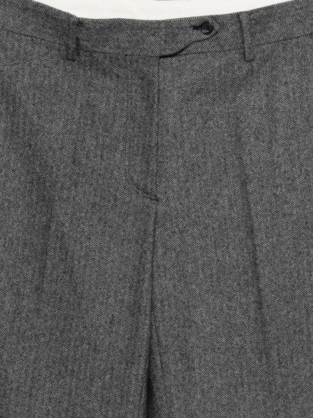 Pantaloni N°21 cu model herringbone gri