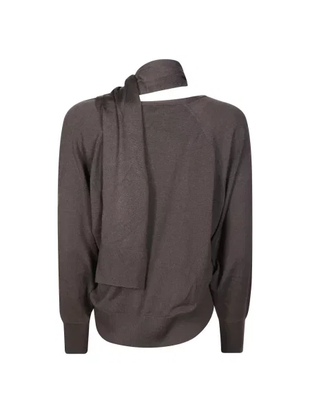 Sweter Incotex brązowy