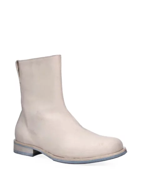 Ceruit botine Our Legacy din piele de căprioară alb