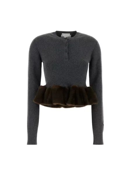 Sweter Stella Mccartney wełniany szary