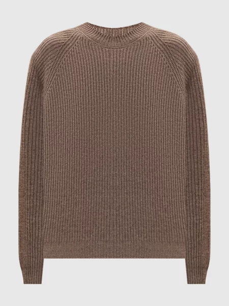 Светр LYLLA з кашеміру і вовни John Smedley коричневий