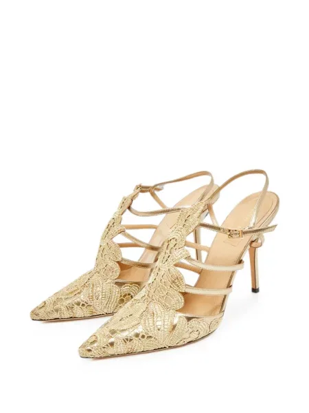 Pantofi cu toc Alberto Fermani din piele slingback