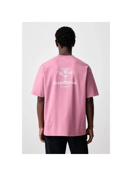 Drôle de Monsieur T-shirt Fountain różowa