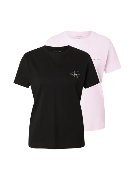 Calvin Klein Jeans Tricou roz negru