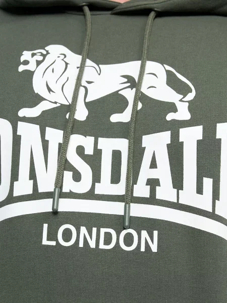 Худи Lonsdale зеленое