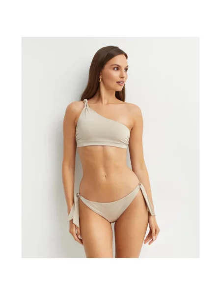 Top Max Mara Beachwear beżowy