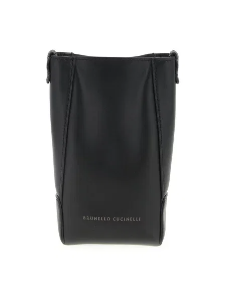 Torebka Brunello Cucinelli skórzana czarna