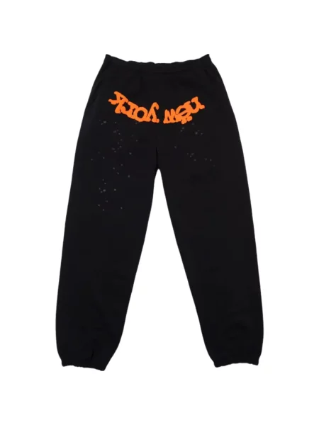 Pantaloni Sp5der alergare negru