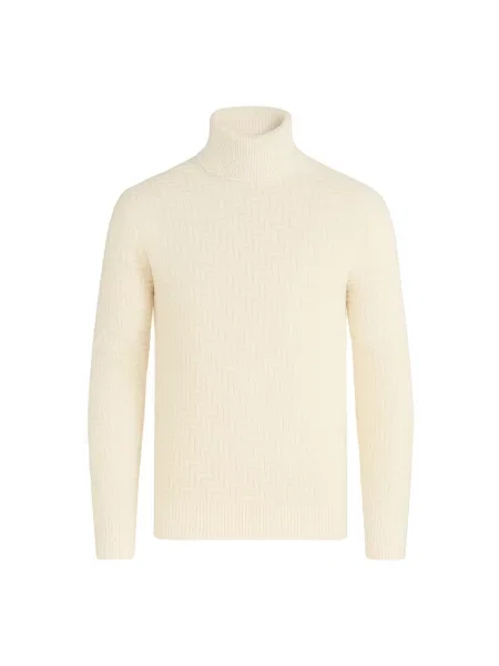 Sweter Paolo Pecora wełniany beżowy