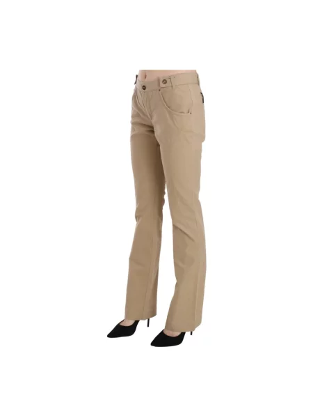 Spodnie Just Cavalli eleganckie beżowe