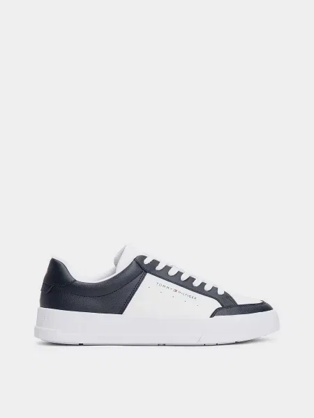 Кожаные кеды Tommy Hilfiger синие