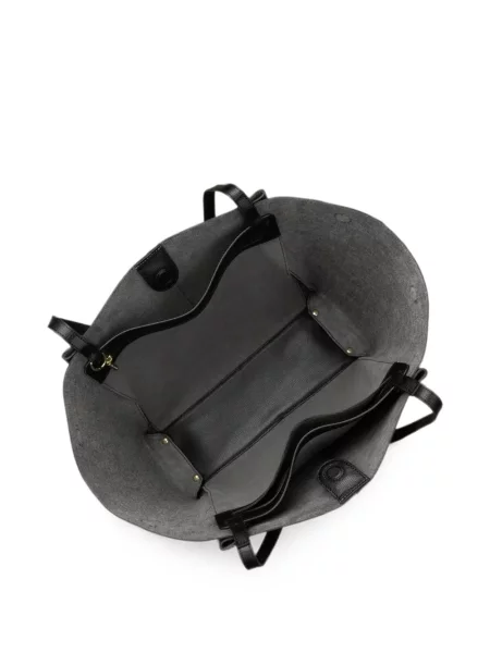 Geantă shopper Lancaster din piele negru