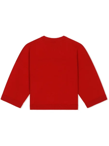 Sweter dziecięcy Dolce And Gabbana czerwony