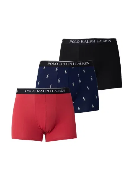 Polo Ralph Lauren Boxeri CLSSIC albastru închis / roșu / negru alb