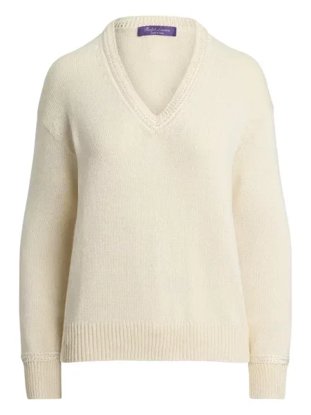 Pulover Ralph Lauren Collection tricotate alb