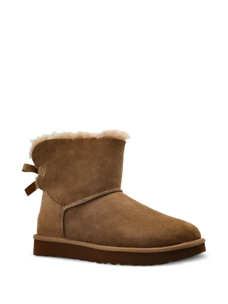 Botine Ugg cu funde maro