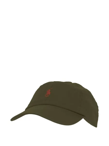 Hanorac cu glugă Polo Ralph Lauren cu broderie de lână în carouri verde