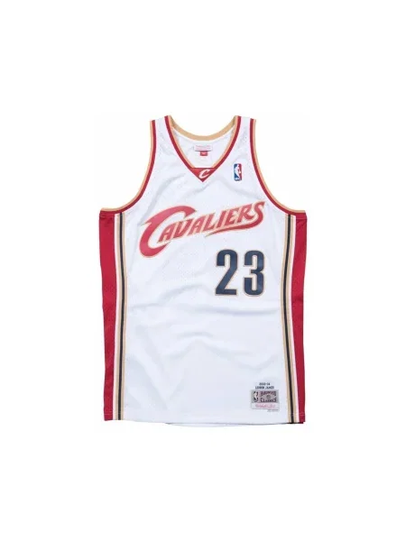 Tricou Mitchell & Ness alb