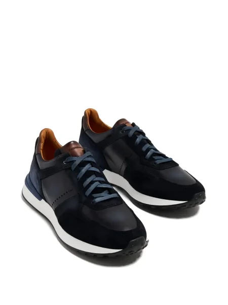 Sneakerși Magnanni din piele de căprioară albastru