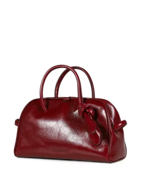 Geantă shopper Jacquemus din piele roșu