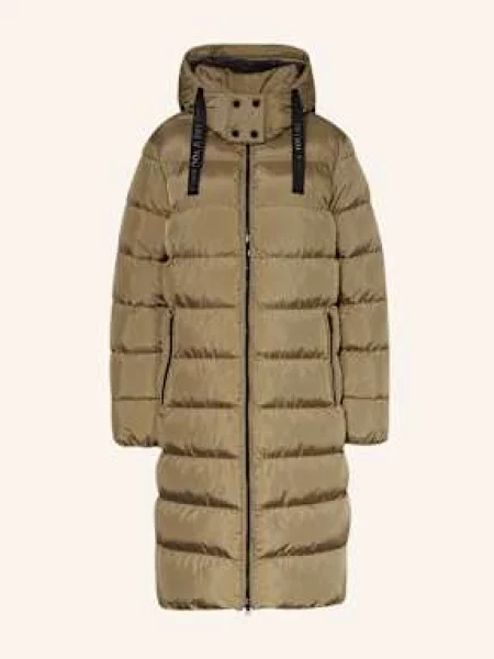 Fuchs Schmitt Płaszcz Pikowany Z Odpinanym Kapturem gruen khaki