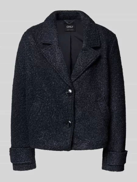 Kurtka o kroju regular fit z futerkiem model ‘VALERIA’ Only granatowa