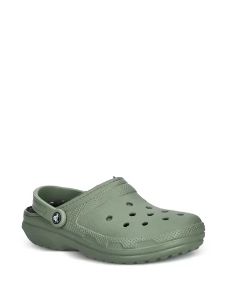 Papuci de casă Crocs cu perforații verde