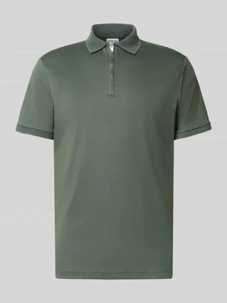 Koszulka polo o kroju regular fit z mieszanki bawełny model ‘FAVE’ Selected Homme