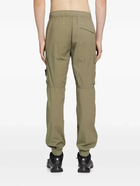 Pantaloni cargo Stone Island cu strasuri verde