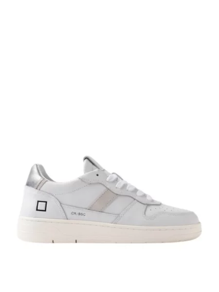 Sneakersy D.a.t.e. zamszowe białe