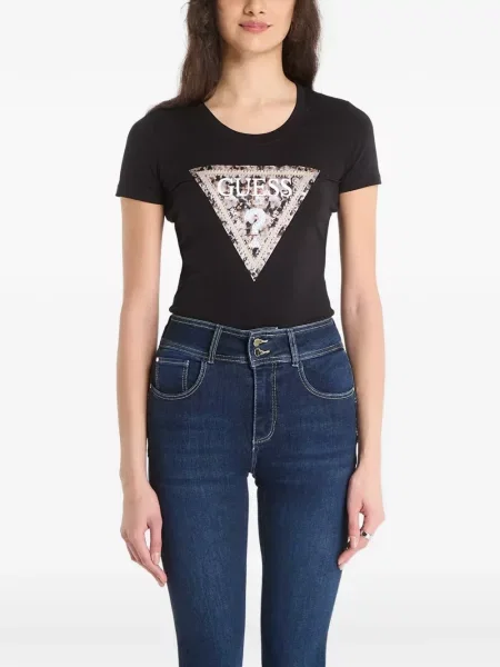Stras tricou Guess negru