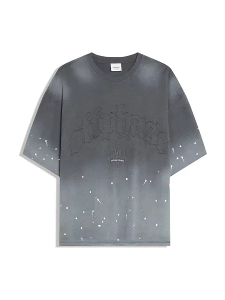 Bershka Tricou metalic gri