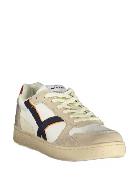 Sneakerși Gas cu autograf alb