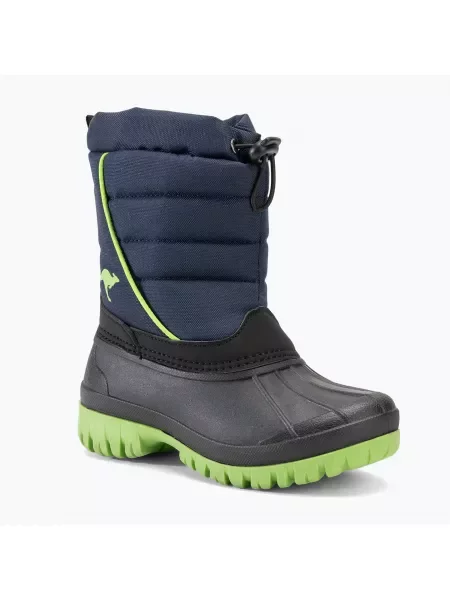 Śniegowce juniorskie KangaROOS K-Ben dk navy / lime granatowe