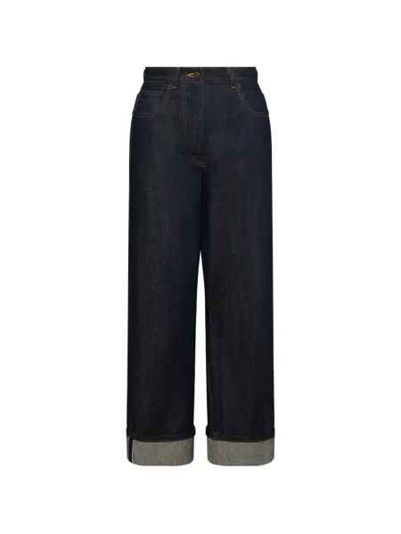 Blugi Thom Browne cu 5 buzunare albastru