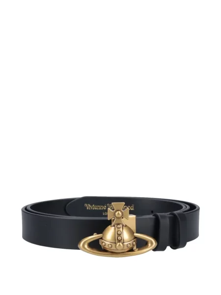 Curea Vivienne Westwood cu cataramă negru