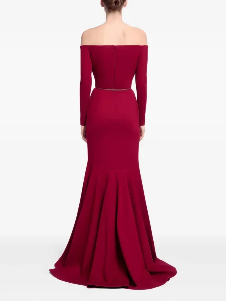 Rochie maxi Elie Saab de costum roșu