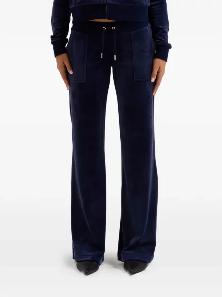 Τρέξιμο παντελόνι Juicy Couture με χαμηλή μέση μπλε