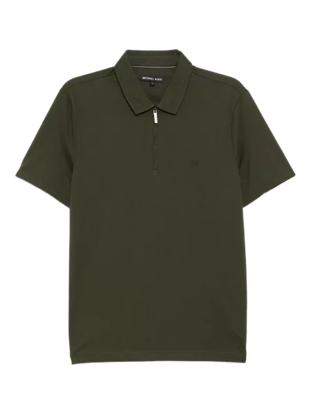 Tricou polo Michael Kors cu broderie verde