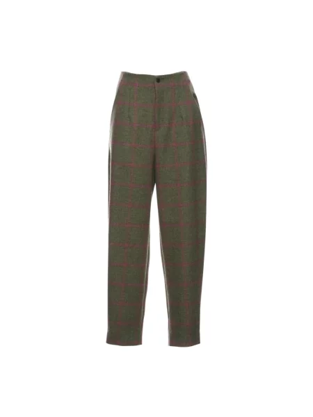 Spodnie Cellar Door wełniane zielone