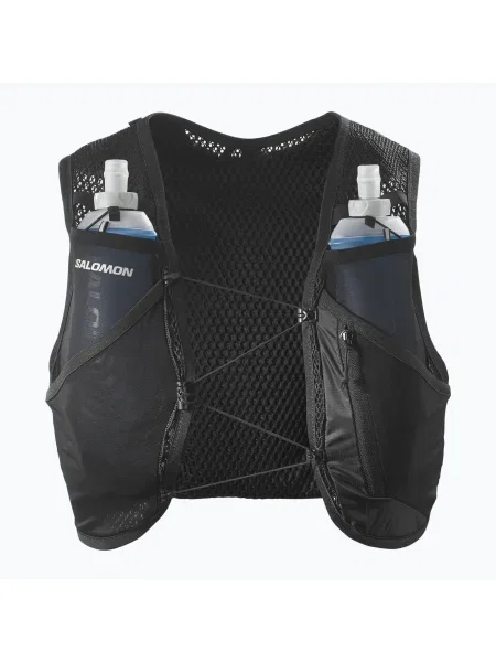 Salomon Active Skin 4 комплект черна/метална жилетка за бягане черно